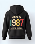 Dhyanaa - LuxWeave Custom Zip Hoodie - Minimal Collection - CUSZH001