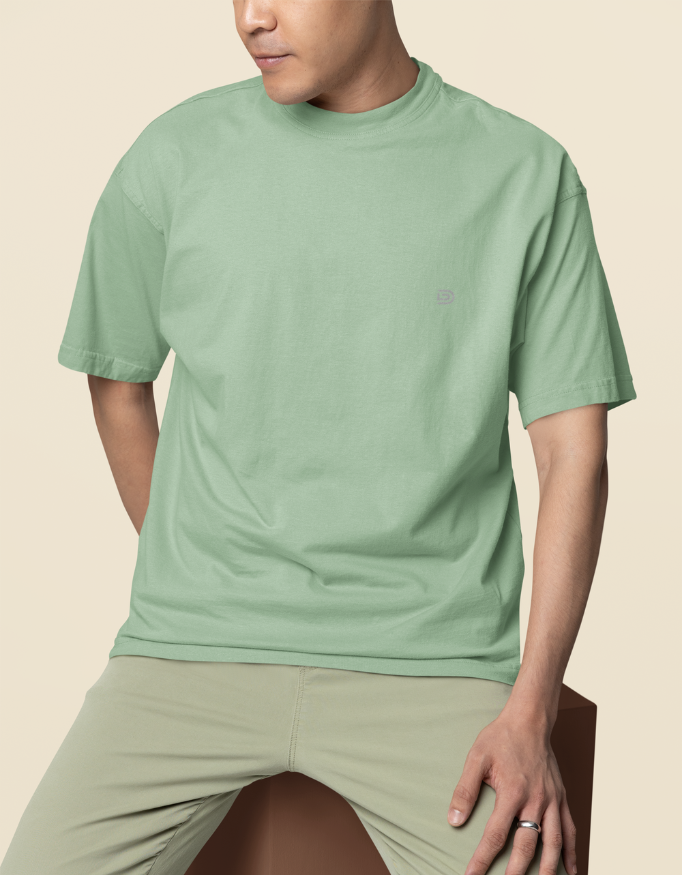 Dhyanaa - LuxWeave Unisex Beach Terry Oversized Tee - Mindful Collection - TOM002