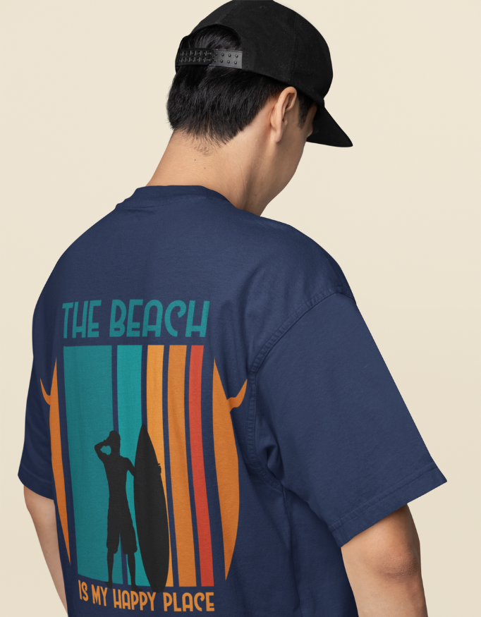 Dhyanaa - LuxWeave Unisex Beach Terry Oversized Tee - Mindful Collection - TOM002