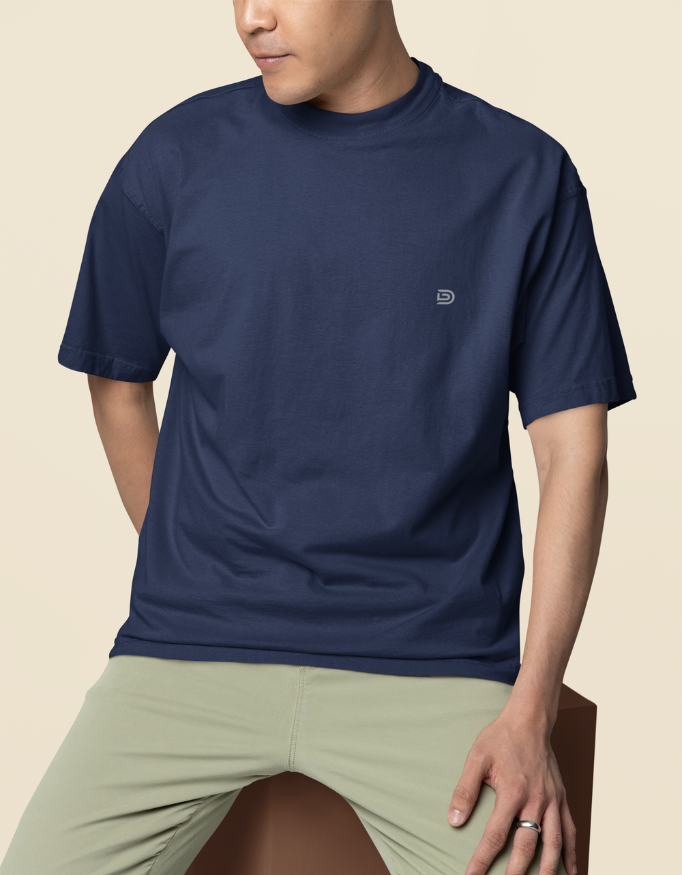 Dhyanaa - LuxWeave Unisex Beach Terry Oversized Tee - Mindful Collection - TOM002