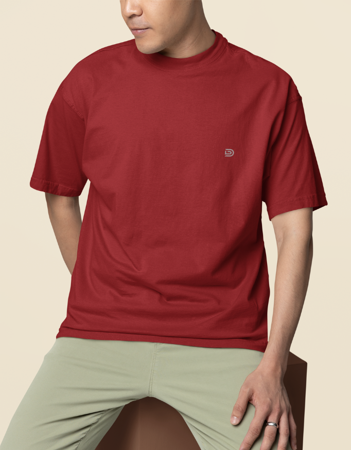 Dhyanaa - LuxWeave Unisex Beach Terry Oversized Tee - Mindful Collection - TOM002