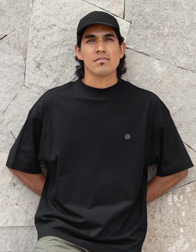 Dhyanaa - LuxWeave Unisex Champion Terry Oversized Tee - Mindful Collection - TOM001