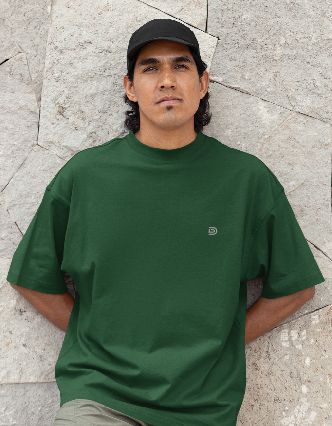 Dhyanaa - LuxWeave Unisex Champion Terry Oversized Tee - Mindful Collection - TOM001