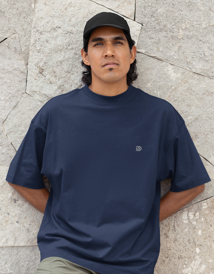 Dhyanaa - LuxWeave Unisex Champion Terry Oversized Tee - Mindful Collection - TOM001