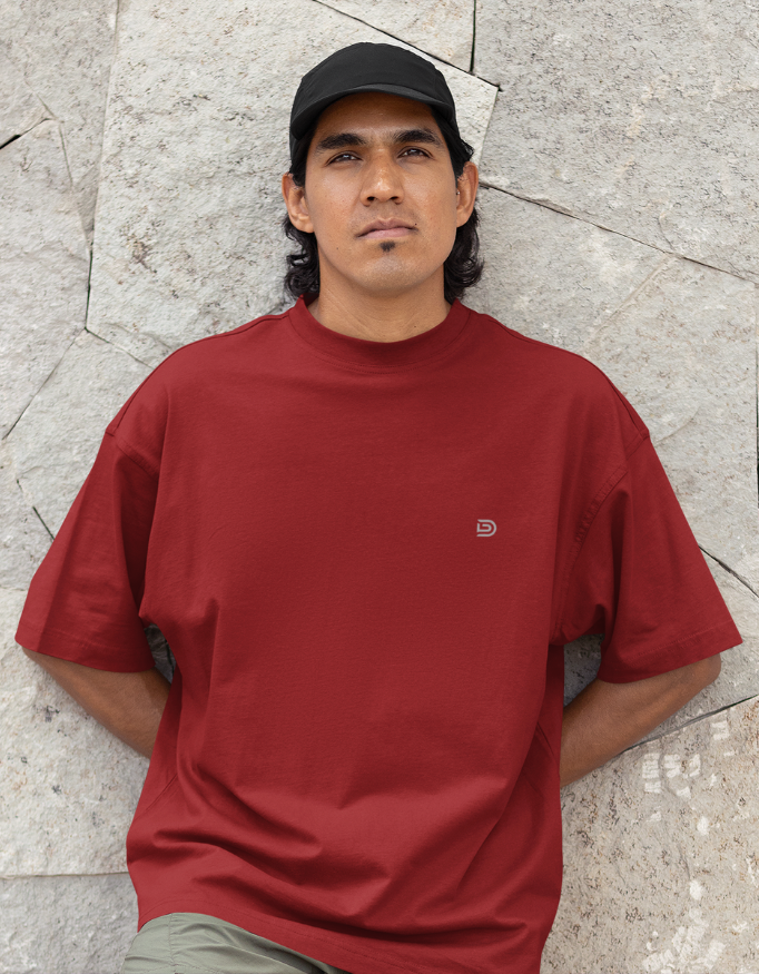 Dhyanaa - LuxWeave Unisex Champion Terry Oversized Tee - Mindful Collection - TOM001